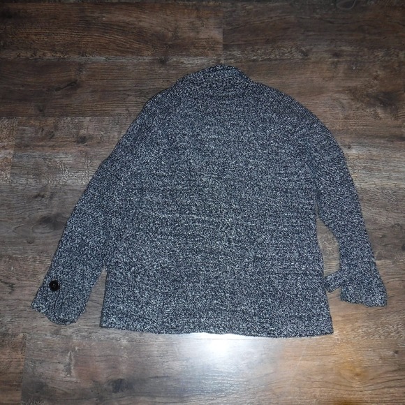 Free People Women's Gray Knit Button Front Cardigan Sweater Jacket - Picture 9 of 11